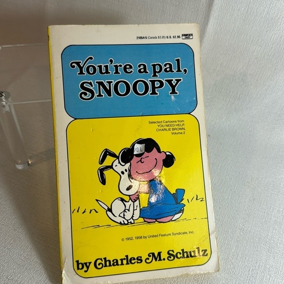 Peanuts Accents Peanuts Youre A Pal Snoopy Comic Book 965
